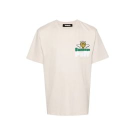 BARROW PUFF LOGO PRINT TEE TURTLEDOVE Platinum at Platinum